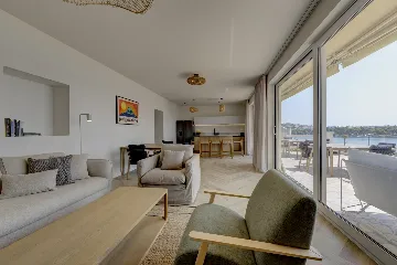 Spacious Beachfront Villa with Pool in Trogir