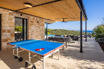 Spacious Family Villa with Pool in Vis