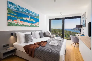 Spacious Family Villa with Pool in Vis