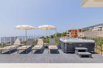 Modern Villa Retreat with Spacious Yard in Makarska