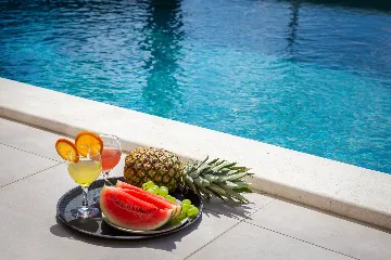 Seafront Villa with Pool in Kaštel Štafilić