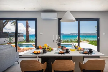 Seafront Villa with Pool in Kaštel Štafilić