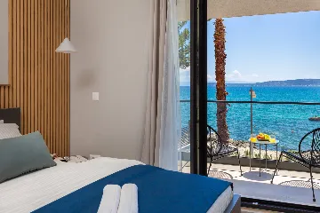 Seafront Villa with Pool in Kaštel Štafilić