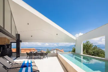 Contemporary Seaside Villa with Pool in Sutivan