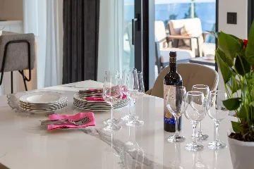 Modern Family Villa with Pool in Okrug Gornji