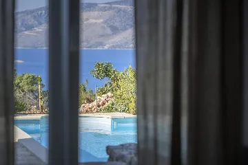 Modern Sea View Villa with Pool in Stari Grad