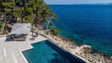 Seaside Villa Retreat with Pool in Blato