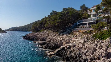 Seaside Villa Retreat with Pool in Blato