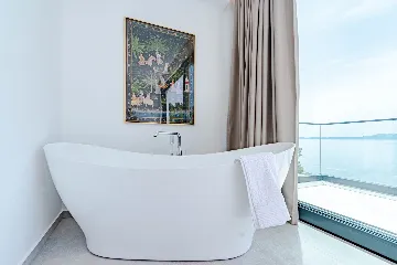 Seaside Villa Retreat with Pool in Blato