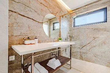 Seaside Villa Retreat with Pool in Blato