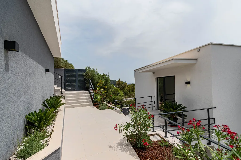 Seaside Villa Retreat with Pool in Blato