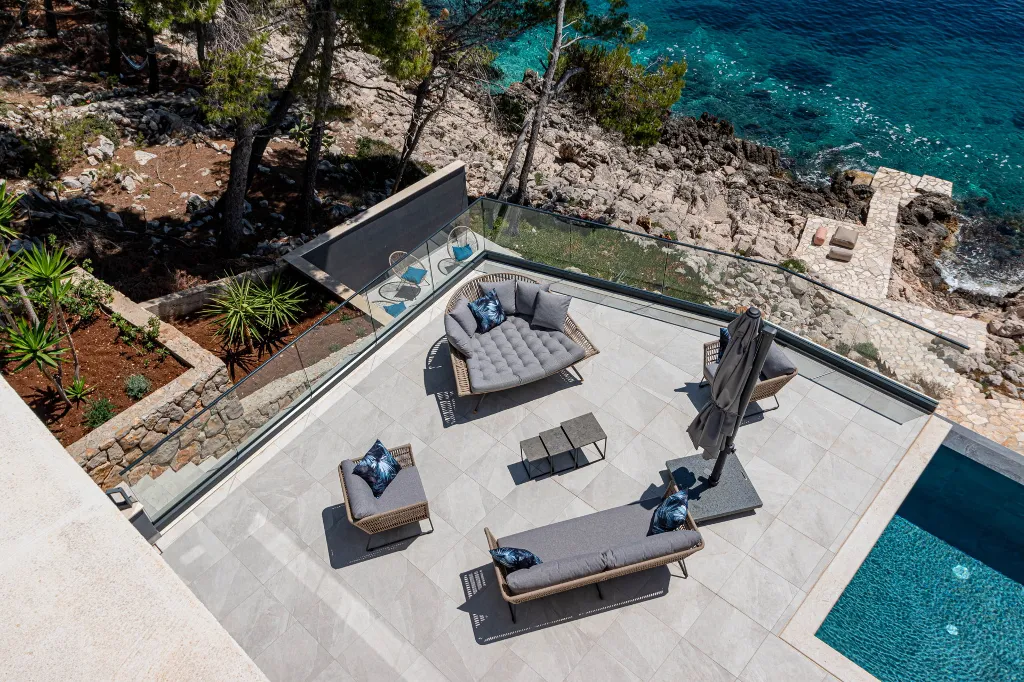 Seaside Villa Retreat with Pool in Blato