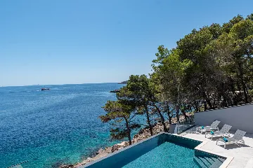 Seaside Villa Retreat with Pool in Blato