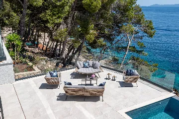 Seaside Villa Retreat with Pool in Blato