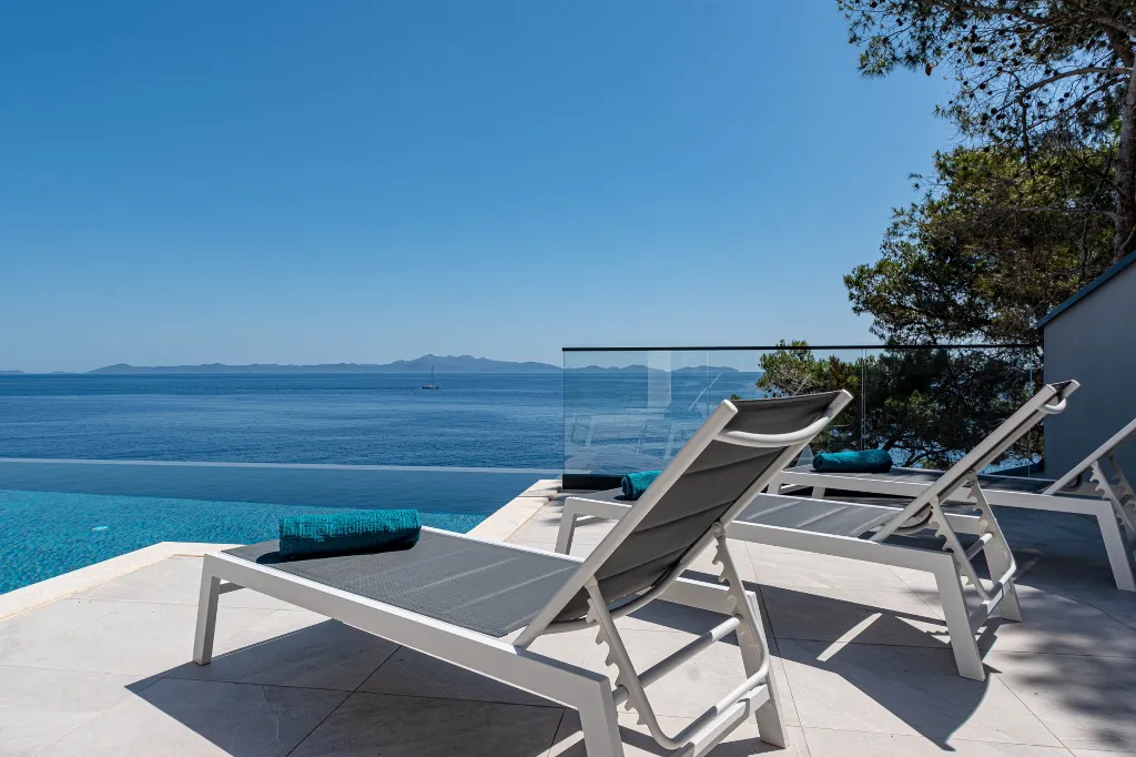 Seaside Villa Retreat with Pool in Blato
