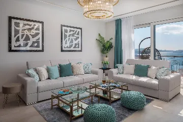 Contemporary Villa with Pool in Okrug Gornji