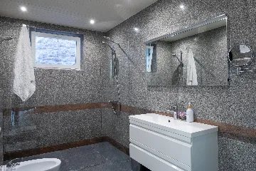 Spacious Hillside Villa with Pool in Potomje