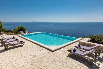 Spacious Hillside Villa with Pool in Potomje