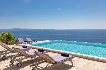 Spacious Hillside Villa with Pool in Potomje