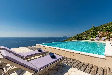 Spacious Hillside Villa with Pool in Potomje