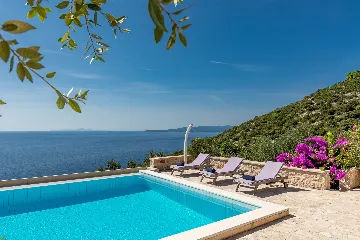 Spacious Hillside Villa with Pool in Potomje