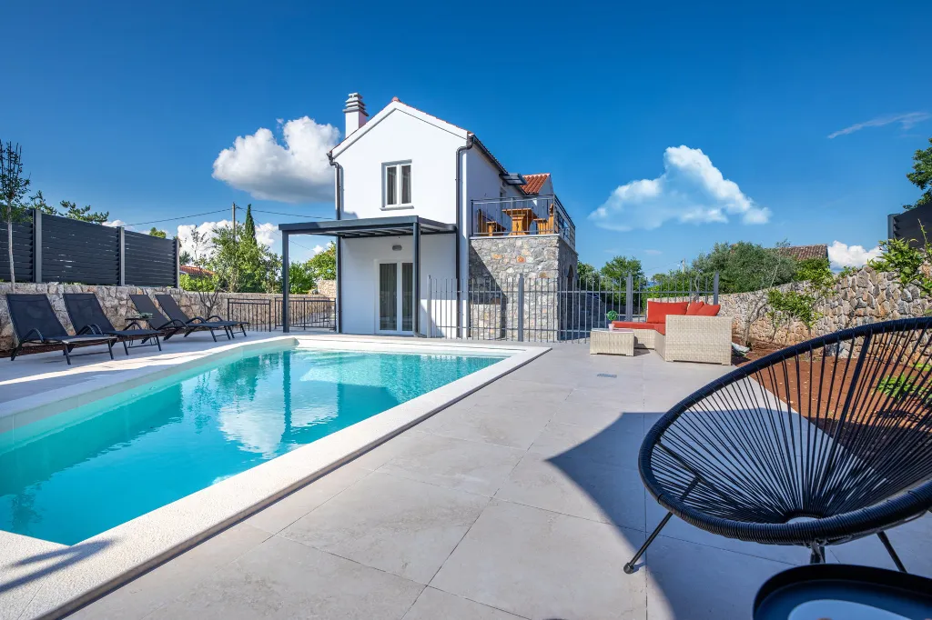 Contemporary 3-Bedroom Villa with Pool in Krk