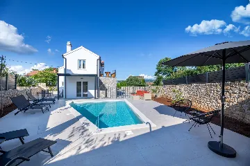 Contemporary 3-Bedroom Villa with Pool in Krk