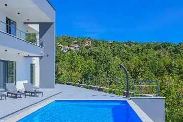 Panoramic Sea View Villa with Pool in Opatija