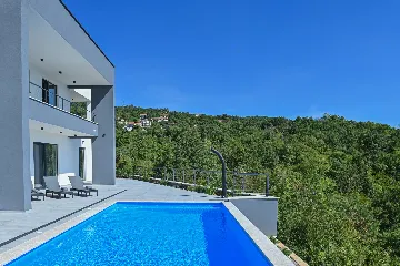 Panoramic Sea View Villa with Pool in Opatija