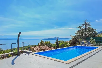 Panoramic Sea View Villa with Pool in Opatija
