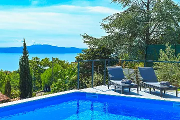 Panoramic Sea View Villa with Pool in Opatija