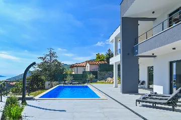 Panoramic Sea View Villa with Pool in Opatija