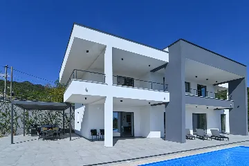 Panoramic Sea View Villa with Pool in Opatija