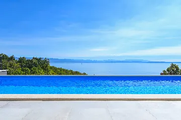 Panoramic Sea View Villa with Pool in Opatija