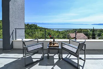 Panoramic Sea View Villa with Pool in Opatija