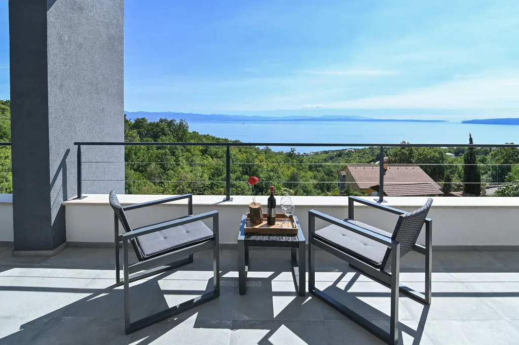 Panoramic Sea View Villa with Pool in Opatija
