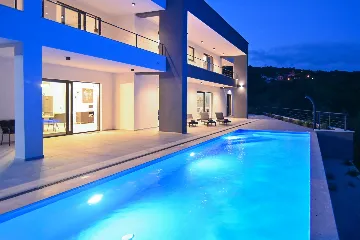 Panoramic Sea View Villa with Pool in Opatija