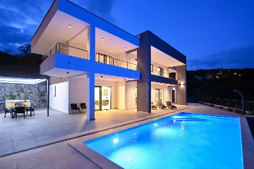 Panoramic Sea View Villa with Pool in Opatija