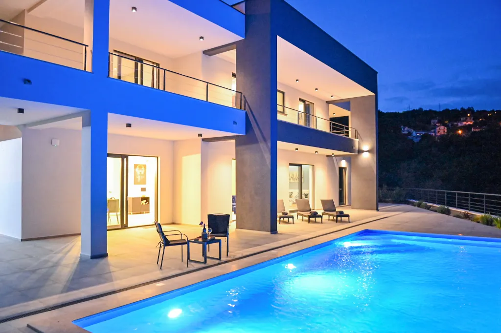 Panoramic Sea View Villa with Pool in Opatija