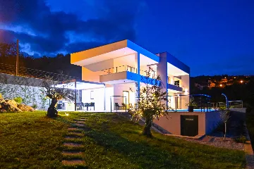 Panoramic Sea View Villa with Pool in Opatija