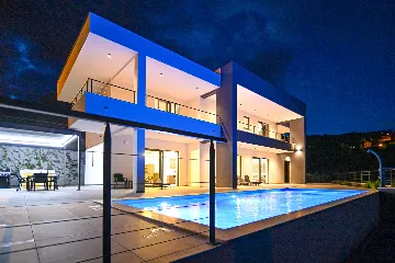 Panoramic Sea View Villa with Pool in Opatija