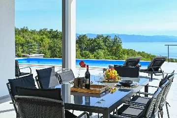 Panoramic Sea View Villa with Pool in Opatija