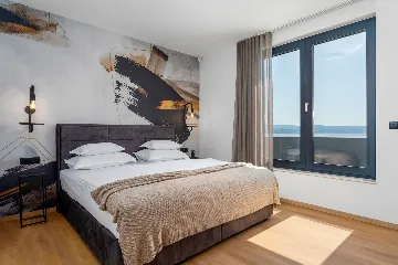 Beachfront Villa with Pool and Sea Views, Omiš