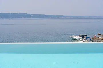 Beachfront Villa with Pool and Sea Views, Omiš