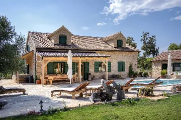 Private Island Villa with Pool near Stari Grad