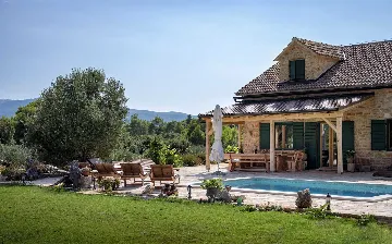 Private Island Villa with Pool near Stari Grad