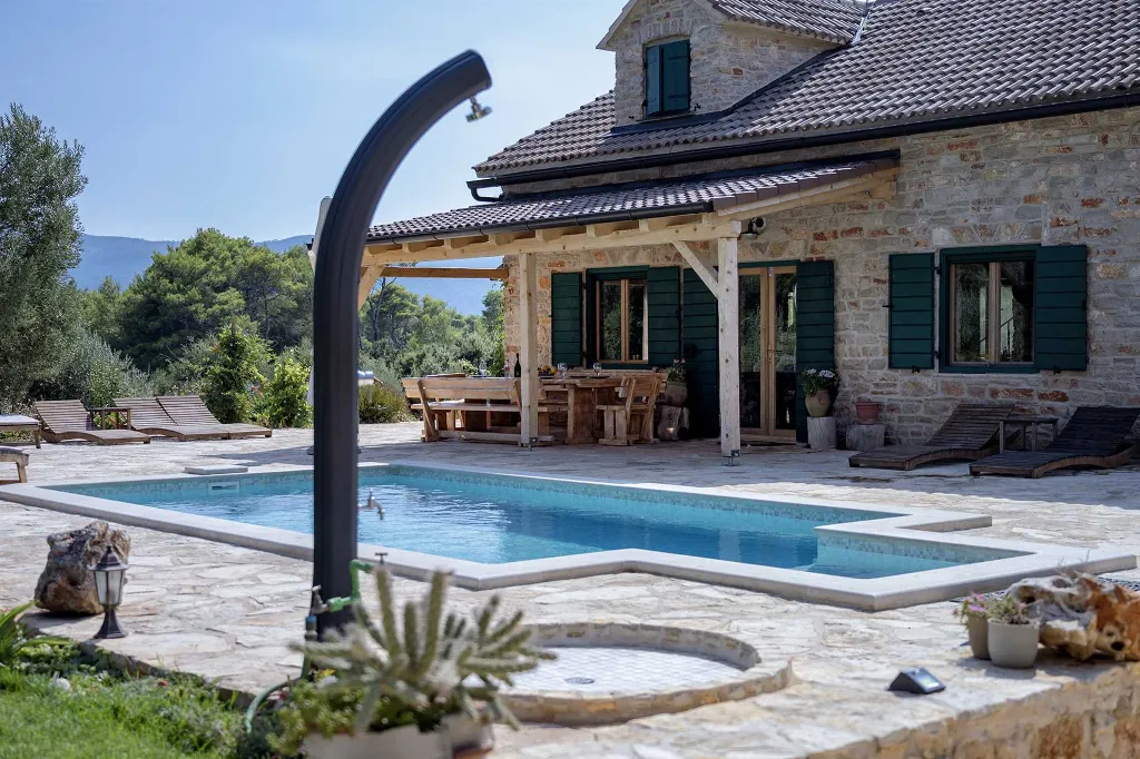 Private Island Villa with Pool near Stari Grad