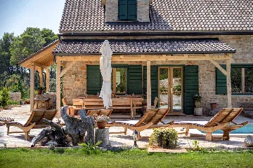 Private Island Villa with Pool near Stari Grad