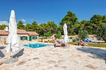 Private Island Villa with Pool near Stari Grad