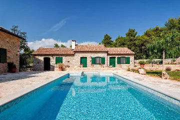 Private Island Villa with Pool near Stari Grad